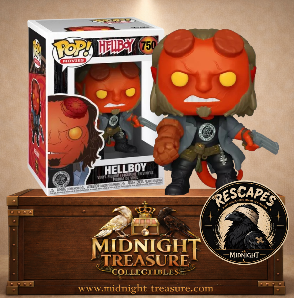 🔥👹 Funko Pop! N°750 – Hellboy – Hellboy (2019) 👹🔥PRODUIT RESCAPÉ