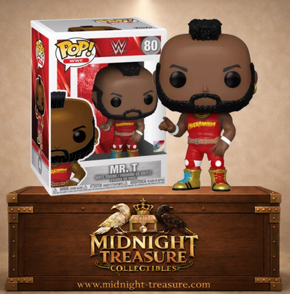 Funko Pop! WWE N°80 – Mr T tenue Hulkamania figurine catch.