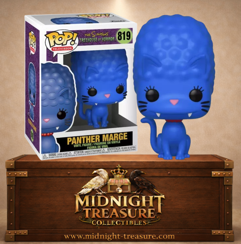 Funko Pop! Television N°819 – Panther Marge, Marge Simpson transformée en panthère bleue dans The Island of Dr. Hibbert de Treehouse of Horror XIII.