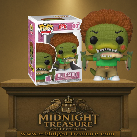 Funko Pop! GPK – Ali Gator (07) – Figurine Les Crados avec look crocodile et poissons. Une pièce drôle et trash pour les fans de Garbage Pail Kids