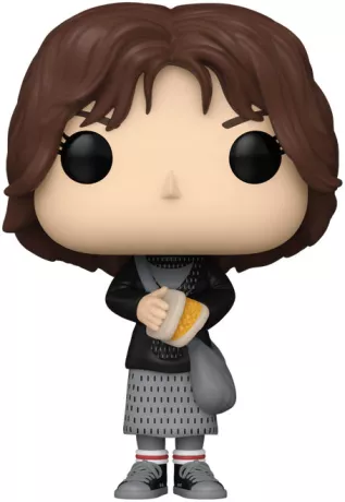 Funko Pop! The Breakfast Club – Allison Reynolds (N°1655). Allison dans son style noir emblématique avec sandwich à la main. Une Pop! nostalgique pour les fans du teen-movie culte des années 80.