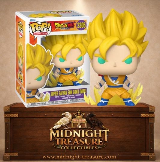 Funko Pop! Animation N°2305 – Super Saiyan Son Goku (Mini), inspirée de Dragon Ball DAIMA.