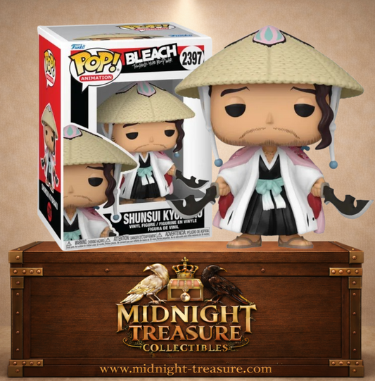 Funko Pop! Animation N°2397 – Shunsui Kyōraku avec Katen Kyōkotsu, inspirée de Bleach: Thousand-Year Blood War.