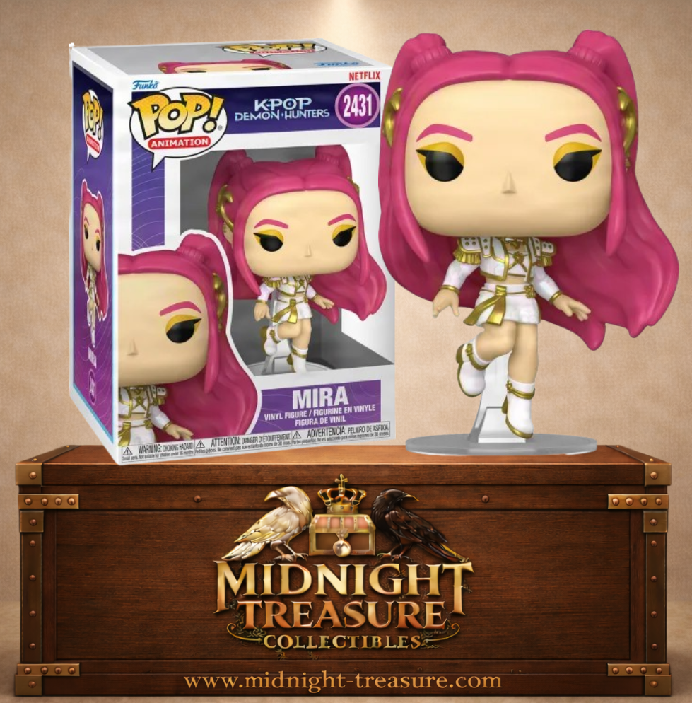 Funko Pop! Animation N°2431 – Mira (What It Sounds Like), inspirée de KPop Demon Hunters sur Netflix.
