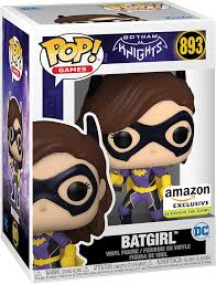 "Funko Pop! Batgirl (893) – Gotham Knights – Amazon Exclusive avec tenue violette et bâton de combat"