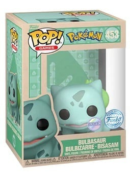 Funko Pop! Pokémon – Bulbasaur / Bulbizarre / Bisasam (N°453) – Édition EMEA Exclusive Soft Color. Figurine pastel verte douce, version exclusive du célèbre Pokémon Plante.