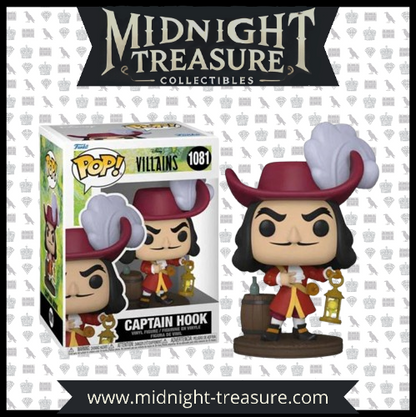 🏴‍☠️ Funko Pop! Capitaine Crochet (1081) – Disney Villains ⚓✨