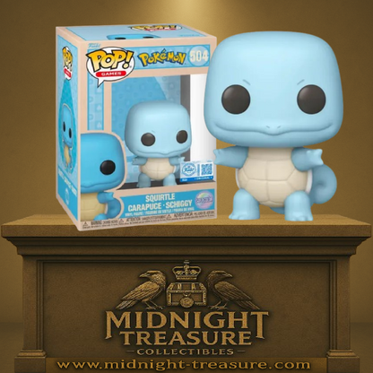 Funko Pop! Pokémon – Carapuce (Squirtle) – N°504 – Soft Color – EMEA. Carapuce en pose dynamique, couleurs pastel douces. Une figurine attendrissante pour les fans de Pokémon de toutes générations.