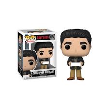 Figurine Funko Pop! Christopher Moltisanti (1294) de The Sopranos, portant une veste noire et tenant une boîte blanche, en édition limitée