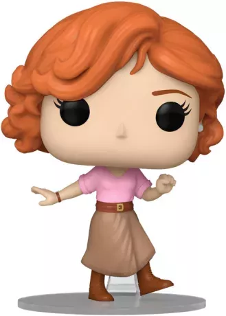 Funko Pop! The Breakfast Club – Claire Standish (N°1659). Claire dans sa tenue emblématique avec jupe marron et haut rose. Une figurine fidèle au film culte des années 80.

