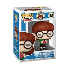 Funko Pop! Daria Morgendorffer (1439) – Figurine Pop Animation représentant Daria avec son livre et ses lunettes emblématiques