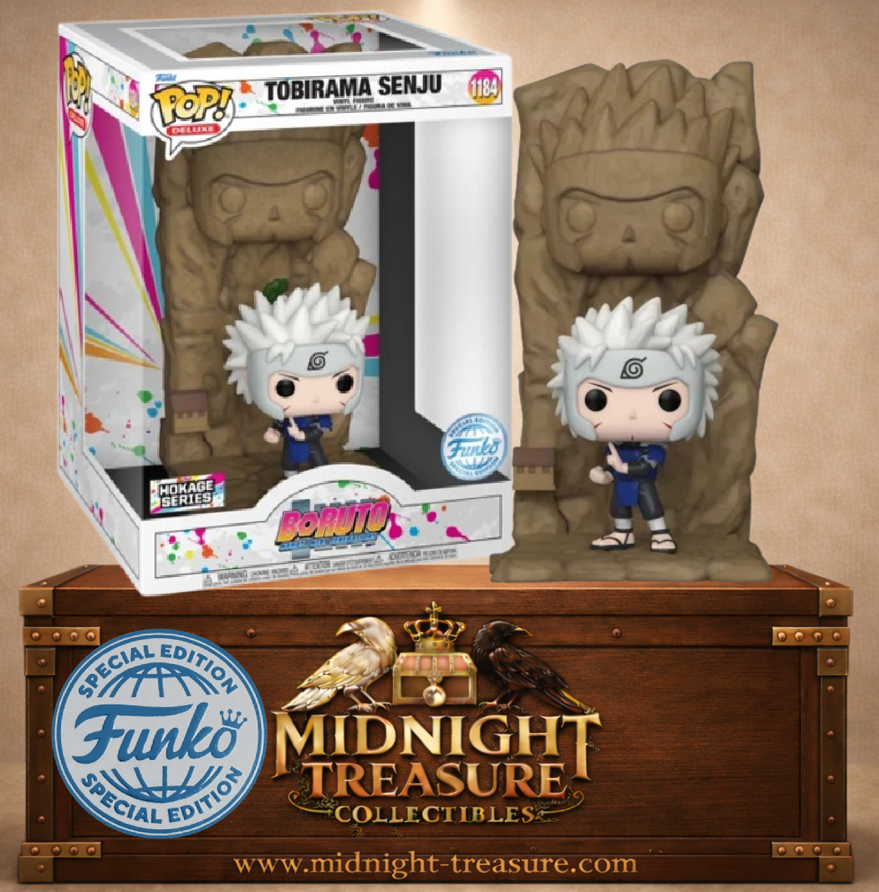 Funko Pop! Deluxe N°1184 – Tobirama Senju, Hokage Series, inspirée de Boruto: Naruto Next Generations.