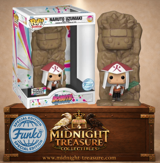 Funko Pop! Deluxe N°1189 – Naruto Uzumaki, Hokage Series, inspirée de Boruto: Naruto Next Generations.