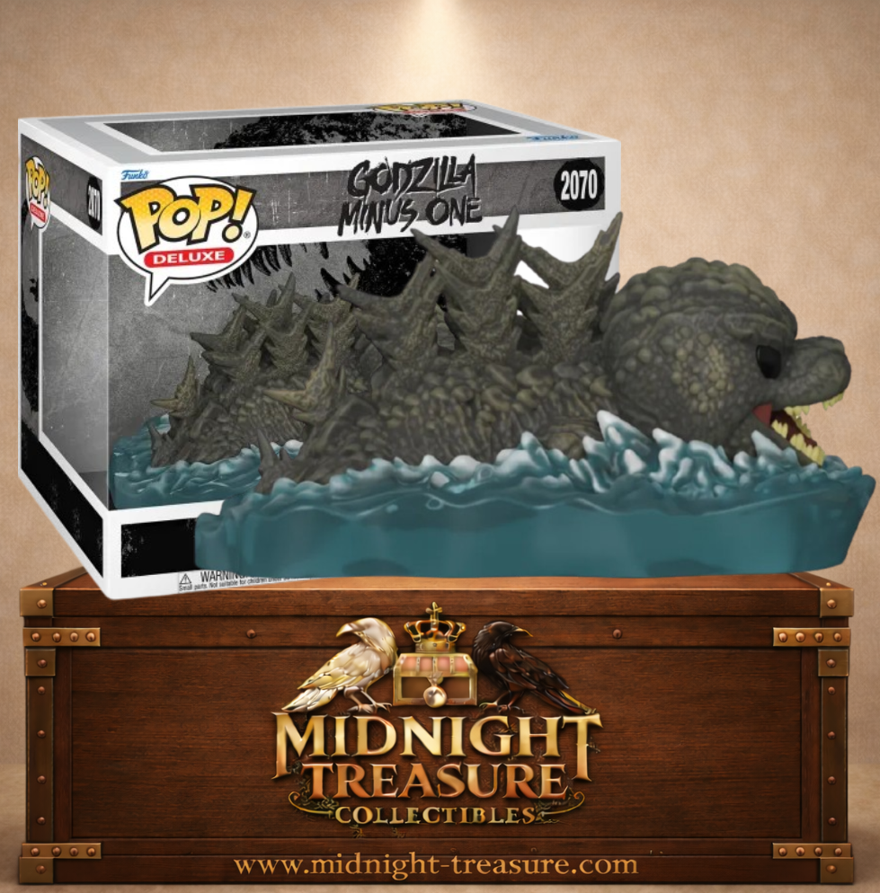 Funko Pop! Deluxe N°2070 – Godzilla Swimming nageant dans l'océan, inspiré du film Godzilla Minus One.