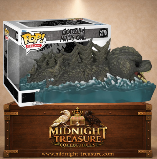 Funko Pop! Deluxe N°2070 – Godzilla Swimming nageant dans l'océan, inspiré du film Godzilla Minus One.