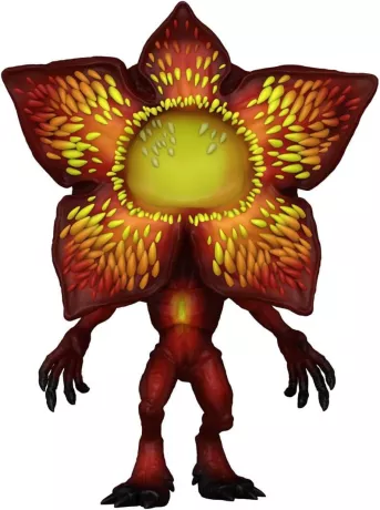 Funko Pop! Stranger Things – Demogorgon (N°1596). Monstre à tête florale béante, au corps rouge et griffes noires. Une figurine glaçante pour les fans de l’univers du Monde à l’Envers.