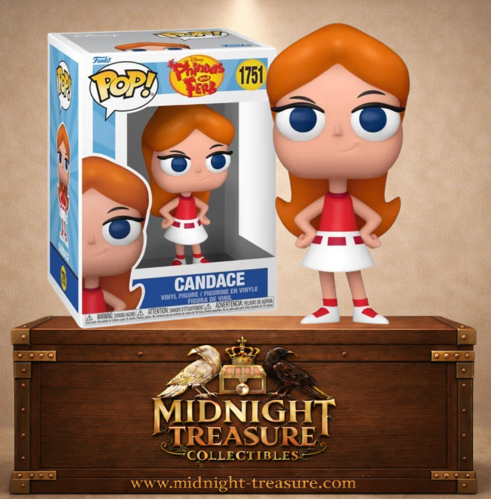 Funko Pop! Disney N°1751 – Candace Flynn, inspirée de la série Phineas et Ferb.