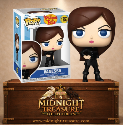 Funko Pop! Disney N°1753 – Vanessa Doofenshmirtz, inspirée de la série Phineas et Ferb.