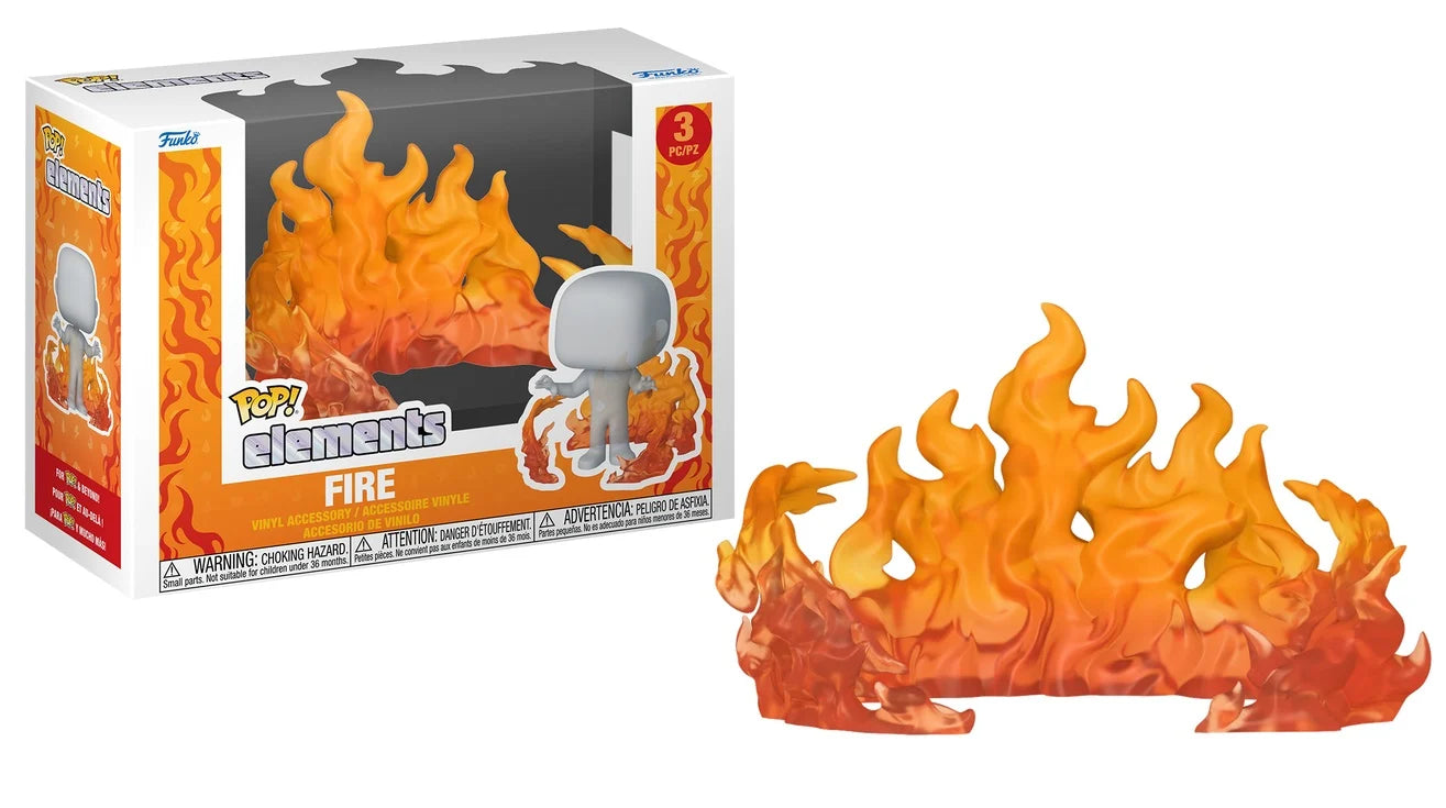 🔥🧡 Funko Pop! Elements – Fire – Diorama Accessory (3 PCS) 🧡🔥