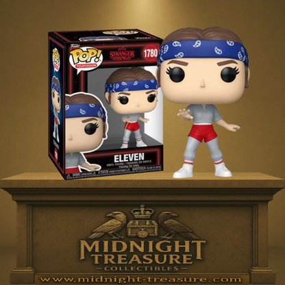 Funko Pop! Stranger Things – Eleven avec bandana (N°1780), tenue d’entraînement associée à la saison 5.