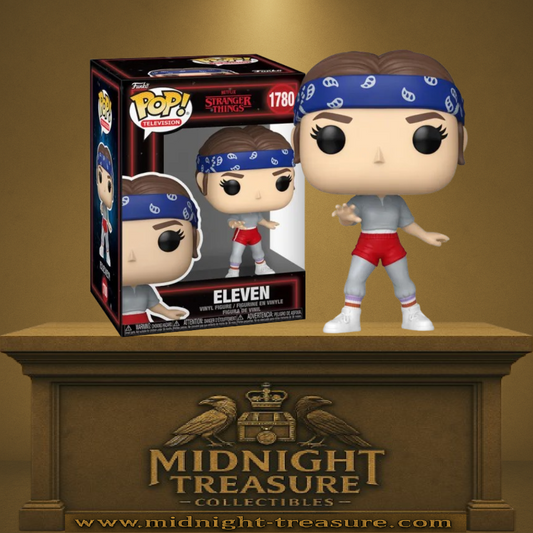 Funko Pop! Stranger Things – Eleven avec bandana (N°1780), tenue d’entraînement associée à la saison 5.