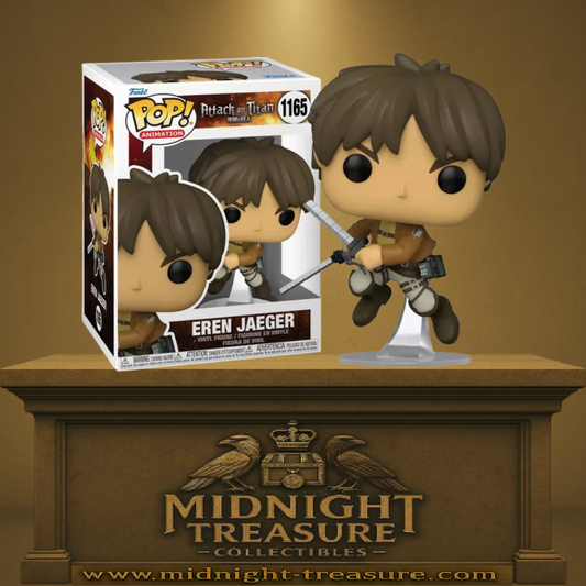 Funko Pop! Attack on Titan – Eren Jaeger (N°1165), équipé de son matériel tridimensionnel, inspiré de la saison 1.