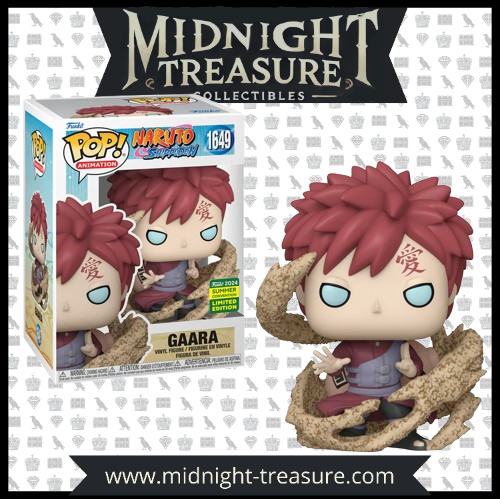 Funko Pop! Gaara (1649) - Limited Edition Summer 2024 - Naruto Shippuden - Figurine avec maîtrise du sable