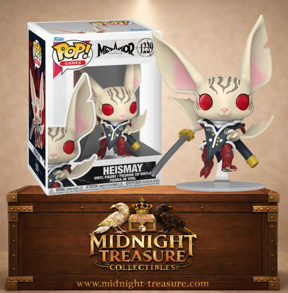 Funko Pop! Games N°1229 – Heismay, ancien chevalier Eugief de Metaphor: ReFantazio.