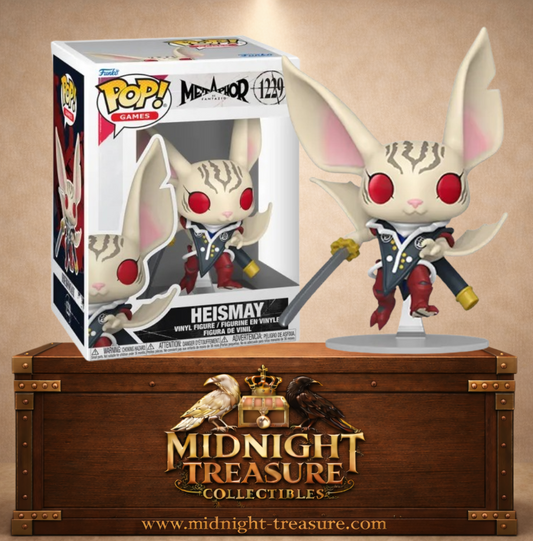 Funko Pop! Games N°1229 – Heismay, ancien chevalier Eugief de Metaphor: ReFantazio.