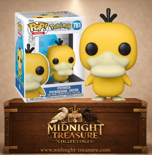 Funko Pop! Games N°781 – Psyduck (Psykokwak), Pokémon N°0054 de type Eau de la première génération.