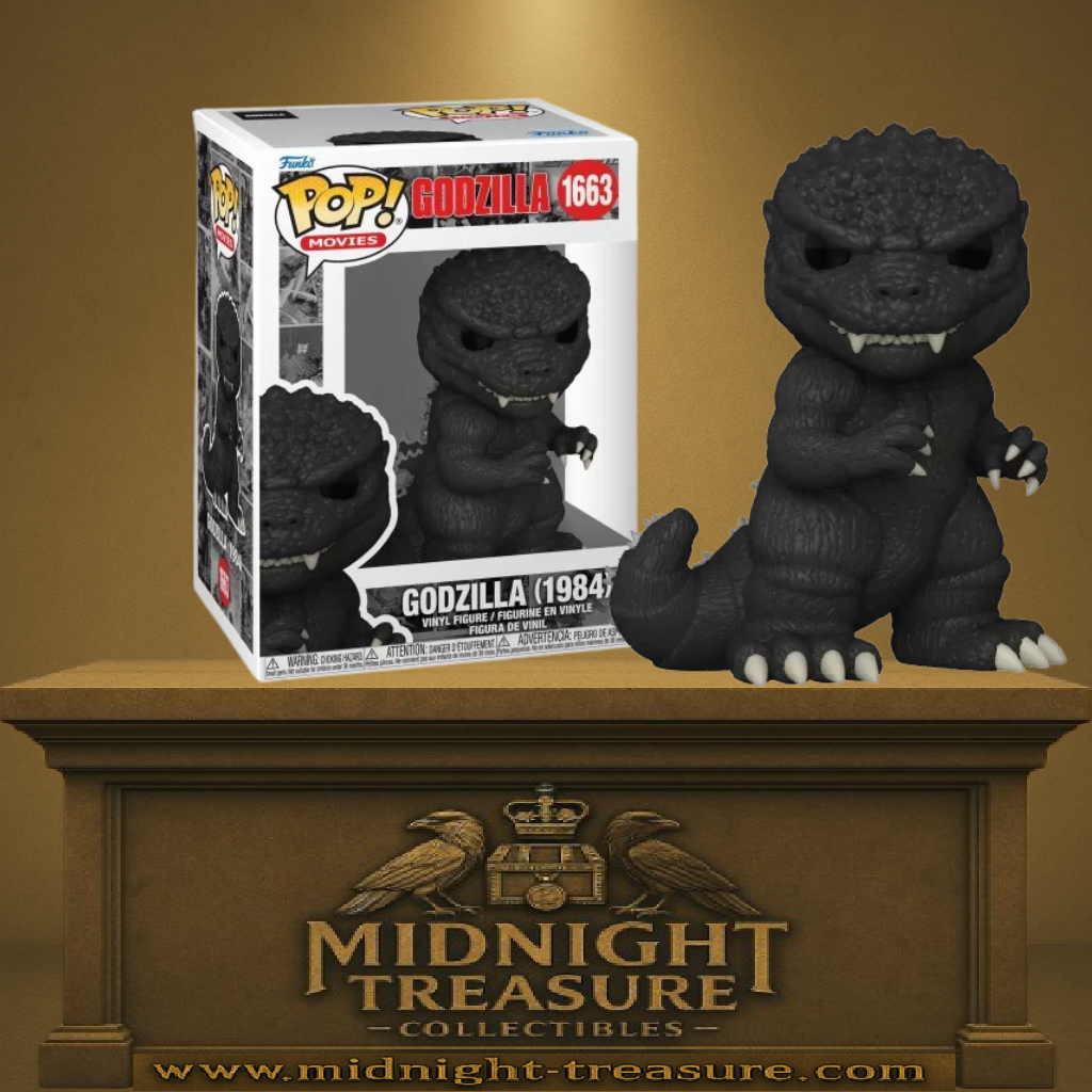 Funko Pop! Godzilla Movies – Godzilla (1984) – N°1663. Figurine fidèle représentant la version sombre et menaçante du monstre culte. Une pièce monumentale pour les fans de Kaiju.

