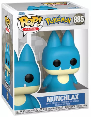  Funko Pop! Goinfrex (Munchlax) (885) – Pokémon. Figurine représentant Goinfrex, le Pokémon glouton, avec un design fidèle à l’animé et aux jeux vidéo. Une pièce essentielle pour les collectionneurs et fans de Pokémon.