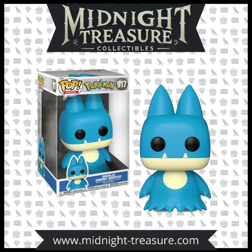 Funko Pop! Pokémon 917 - Goinfrex (Munchlax) - Version 25 cm (10 Inch). Figurine exclusive représentant Goinfrex, la pré-évolution de Ronflex, avec son design fidèle et un format XL impressionnant. Idéal pour collectionneurs et fans de Pokémon."