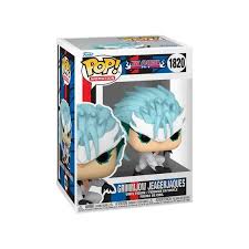 Funko Pop Grimmjow Jaegerjaques 1820 de Bleach en forme Resurrección, version exclusive avec boîte et figurine.