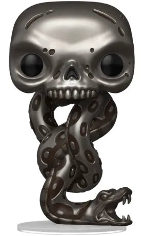 Funko Pop! Harry Potter – Dark Mark (N°184). Figurine représentant le crâne et le serpent de la Marque des Ténèbres, symbole mythique des Mangemorts. Un design sombre et saisissant pour les fans de l’univers de Poudlard.