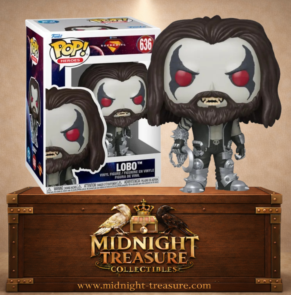 Funko Pop! Heroes N°636 – Lobo, inspirée du film Supergirl de DC Studios.