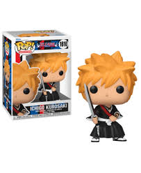 Funko Pop! Ichigo Kurosaki (1610) – Bleach Funko Exclusive, figurine représentant Ichigo avec son Zangetsu en tenue de Shinigami, fidèle au manga et à l’anime.