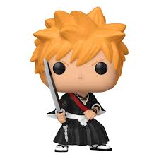 Funko Pop! Ichigo Kurosaki (1610) – Bleach Funko Exclusive, figurine représentant Ichigo avec son Zangetsu en tenue de Shinigami, fidèle au manga et à l’anime.