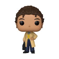 Figurine Funko Pop! Iris West (1340) de The Flash, représentant la journaliste avec son manteau beige, son sac noir et sa tenue professionnelle, en édition spéciale Movies Exclusive