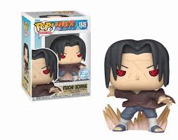 Funko Pop Itachi Uchiha 1849 de Naruto Shippuden, figurine exclusive en version réincarnée Edo Tensei avec Sharingan activé