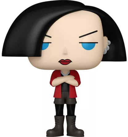 Funko Pop! Daria 1440 - Jane Lane. Figurine détaillée représentant Jane Lane avec sa veste rouge et son attitude sarcastique emblématique. Un incontournable pour les fans de la série culte des années 90.