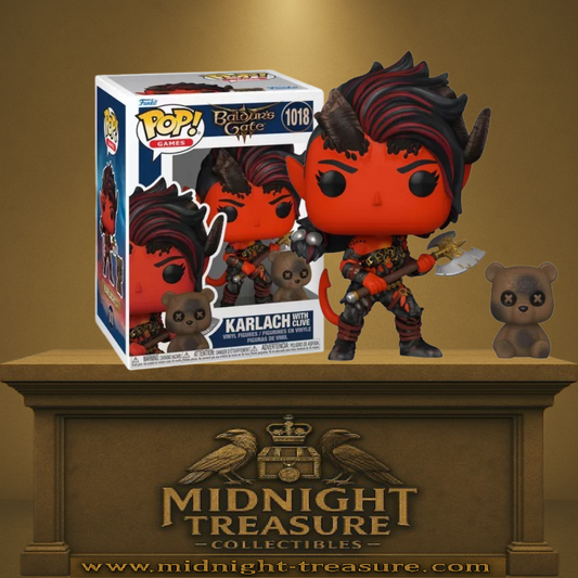 🔥🪓 Funko Pop! N°1018 – Karlach with Clive – Baldur’s Gate 🔥🪓
