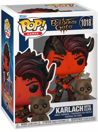 🔥🪓 Funko Pop! N°1018 – Karlach with Clive – Baldur’s Gate 🔥🪓