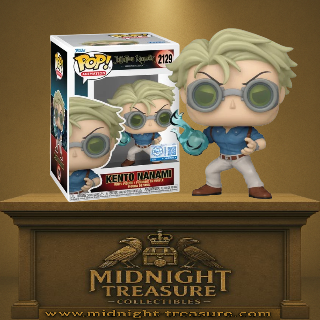 Funko Pop! Jujutsu Kaisen – Kento Nanami (N°2129), tenue civile de Shibuya avec énergie maudite.