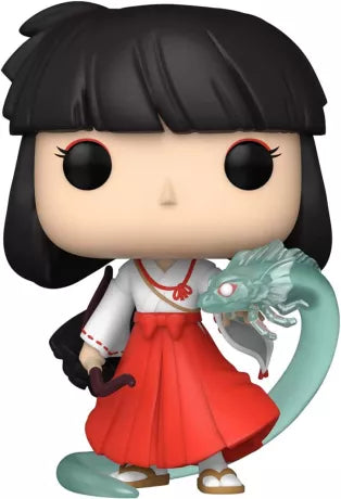 Funko Pop! Inuyasha 1298 - Kikyo. Figurine exclusive représentant la prêtresse Kikyo avec son dragon spirituel et son regard mystique. Design fidèle et détaillé, parfait pour collectionneurs et fans de l’anime