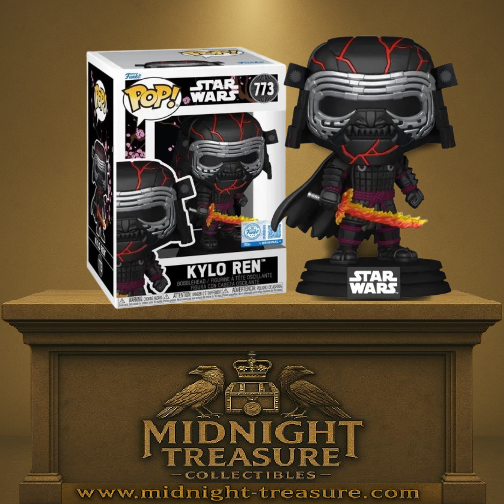 Funko Pop! Star Wars – Kylo Ren (Samurai) – N°773 – 9 cm – Funko. Kylo Ren en armure de samouraï noire avec sabre enflammé. Une Pop! alternative et puissante pour les fans de Star Wars.