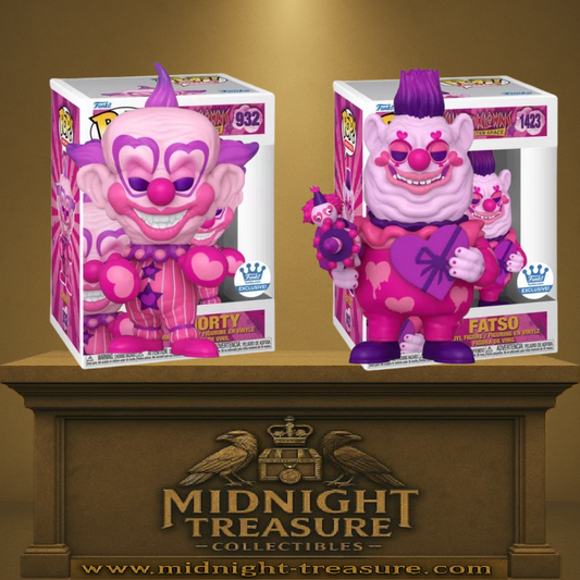 🎪💘 Funko Pop! Lot Saint-Valentin – Shorty (#932) & Fatso (#1423) – Killer Klowns from Outer Space 💘🎪