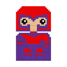 "Funko Pop! Magneto (1307) – X-Men – Édition spéciale 8-Bit. Figurine exclusive de Magneto en version pixelisée, inspirée du style rétro des jeux vidéo. Un incontournable pour les fans de Marvel et des X-Men."