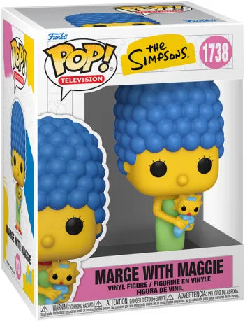 💛👩‍👧 Funko Pop! N°1738 – Marge avec Maggie – Les Simpson 👩‍👧💛