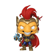 "Funko Pop! Marvel Beta Ray Bill #1291. Figurine représentant Beta Ray Bill avec son casque emblématique et des détails précis, édition spéciale pour les collectionneurs Marvel."